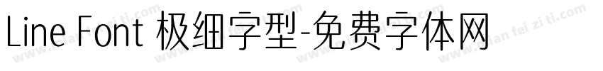 Line Font 极细字型字体转换